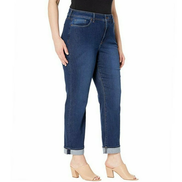 NYDJ Marilyn Ankle 2 Clean Cuff in Cooper - Picture 2 of 5